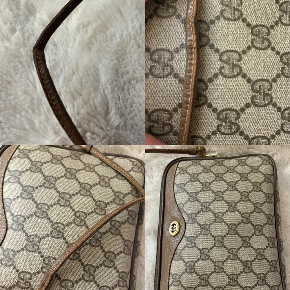 GUCCI monogram interlocking Auth VTG Clutch Crossbody Shoulder Bag💫 - Picture 17 of 17